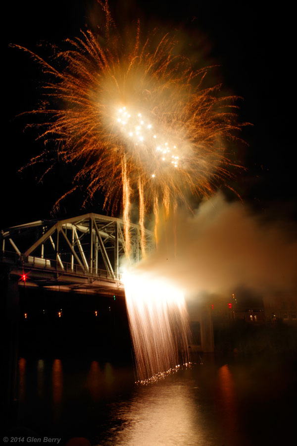 Southside Bridge Fireworks
